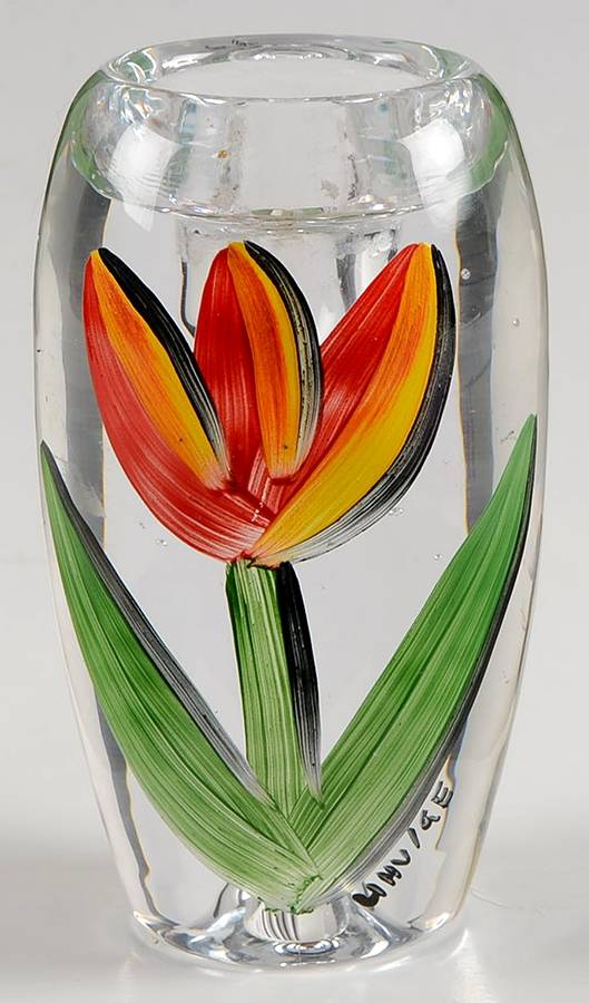 Tulipa 4" Single Light Candlestick by Kosta-Boda-1