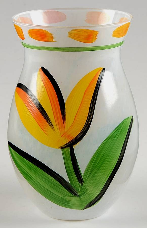 Tulipa 6" Flower Vase by Kosta-Boda-1