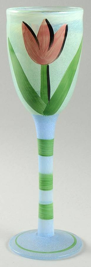 Tulipa Water Goblet by Kosta-Boda-1