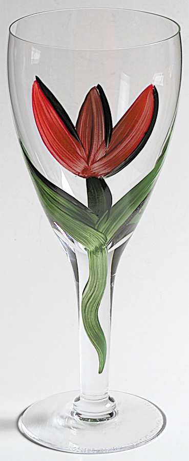 Tulipa Water Goblet by Kosta-Boda-1