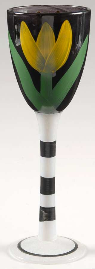 Tulipa Water Goblet by Kosta-Boda-1
