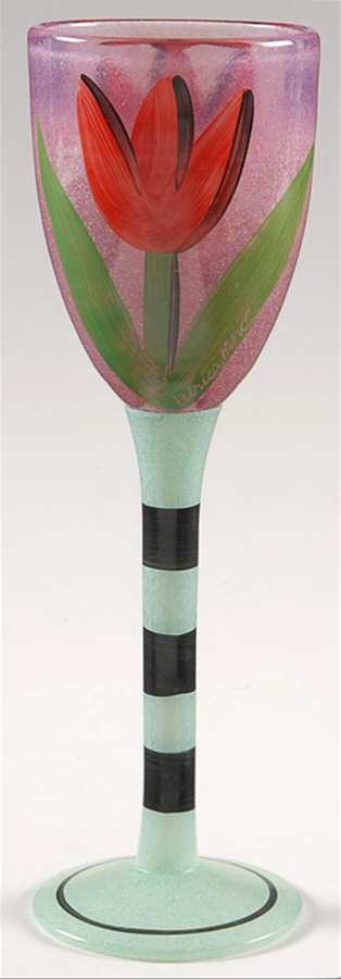 Tulipa Water Goblet by Kosta-Boda-1