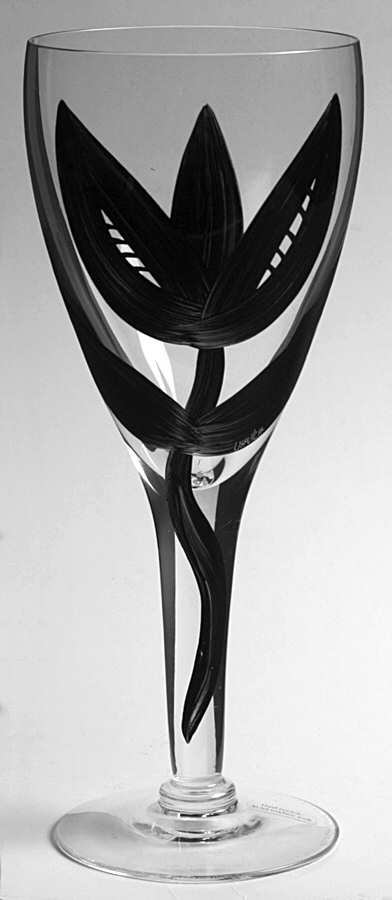 Tulipa Water Goblet by Kosta-Boda-1