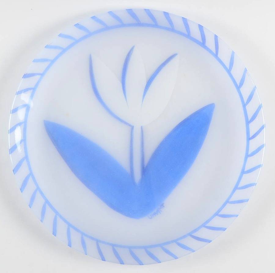 Tulipa 15" Round Platter by Kosta-Boda-1