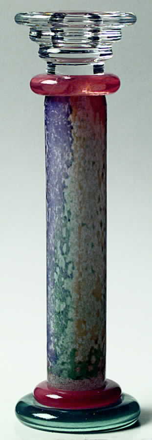 Cancan 10" Tall Single Light Candlestick by Kosta-Boda-1