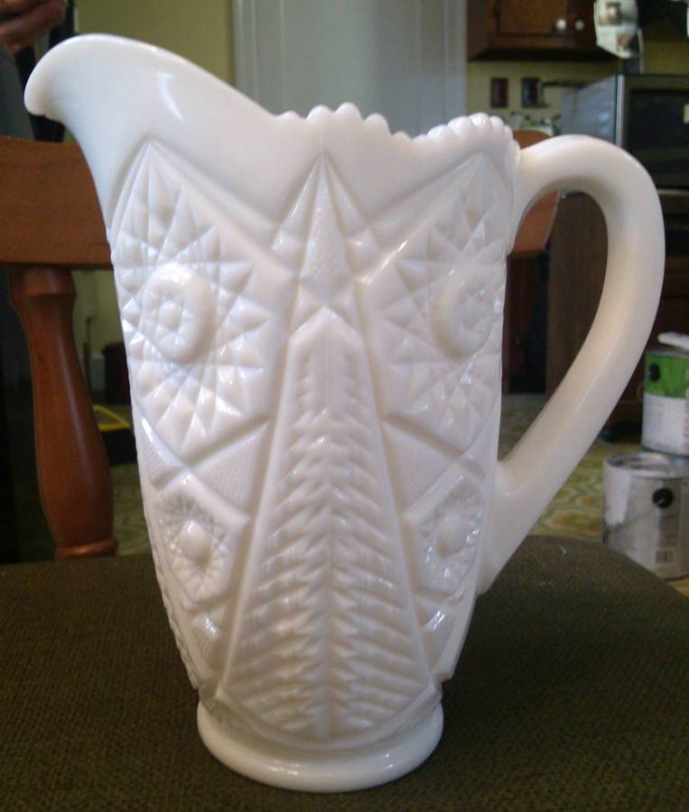Valtec Milk Glass Pitcher by Kemple-1