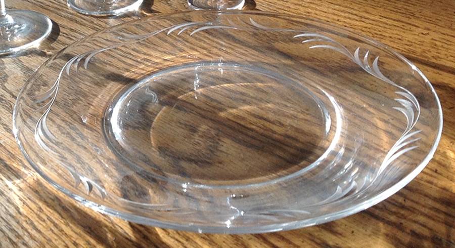 KUS4 Luncheon Plate by Kusak Cut Glass Works-1