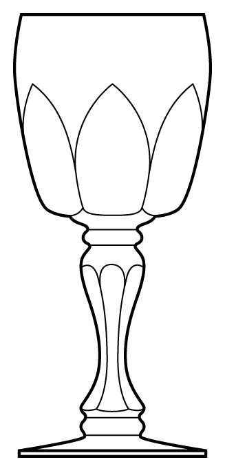 Kardinal Water Goblet by Klokotschnik-1