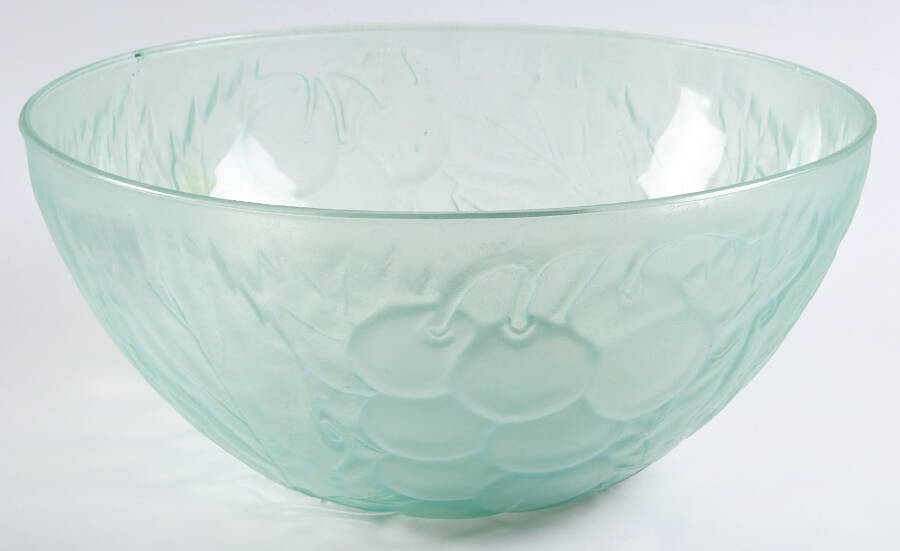 Vintage Clear 10" Salad Bowl by Kig (Indonesia)-1