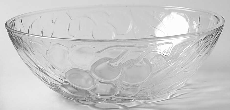 Vintage Clear 7" Round Bowl by Kig (Indonesia)-1