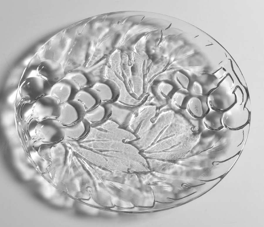 Vintage Clear 7" Salad Plate by Kig (Indonesia)-1