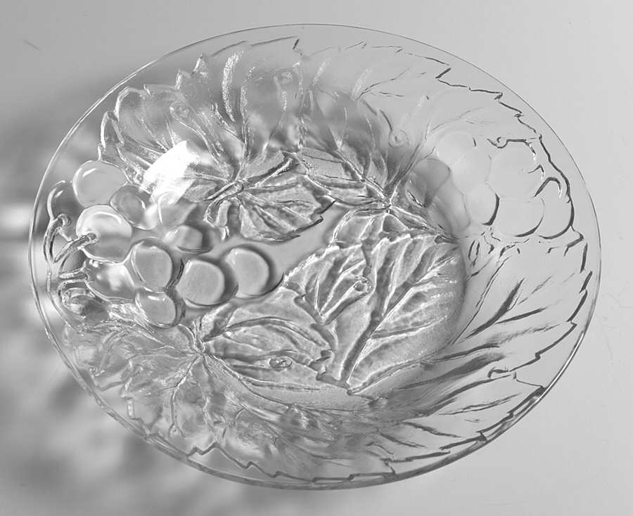 Vintage Clear Dinner Plate by Kig (Indonesia)-1