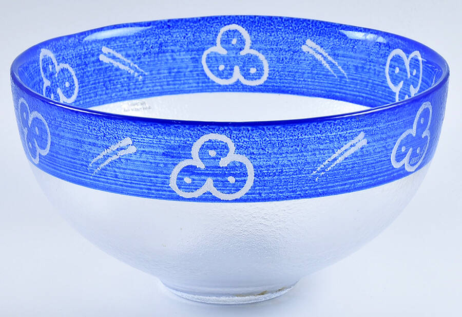 Kaboka Blue 8" Round Bowl by Kosta-Boda-1