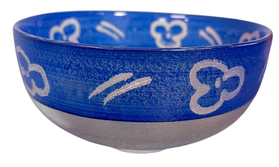 Kaboka Blue 5" Round Bowl by Kosta-Boda-1