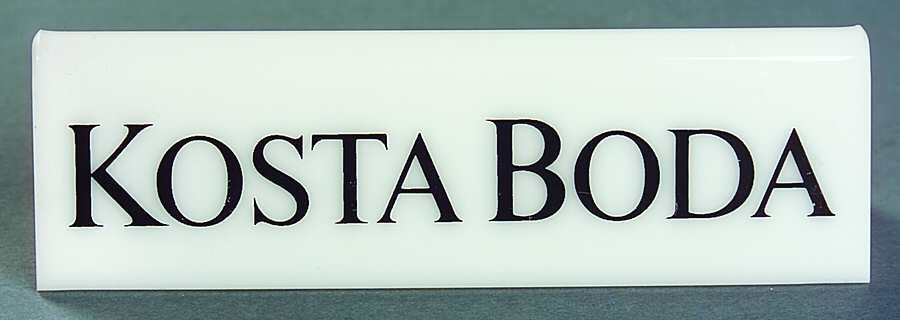 Advertising Signs Plastic Sign 3 by Kosta-Boda-1