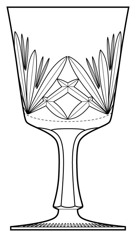 Perona Water Goblet by Kristall-Rimpler-1