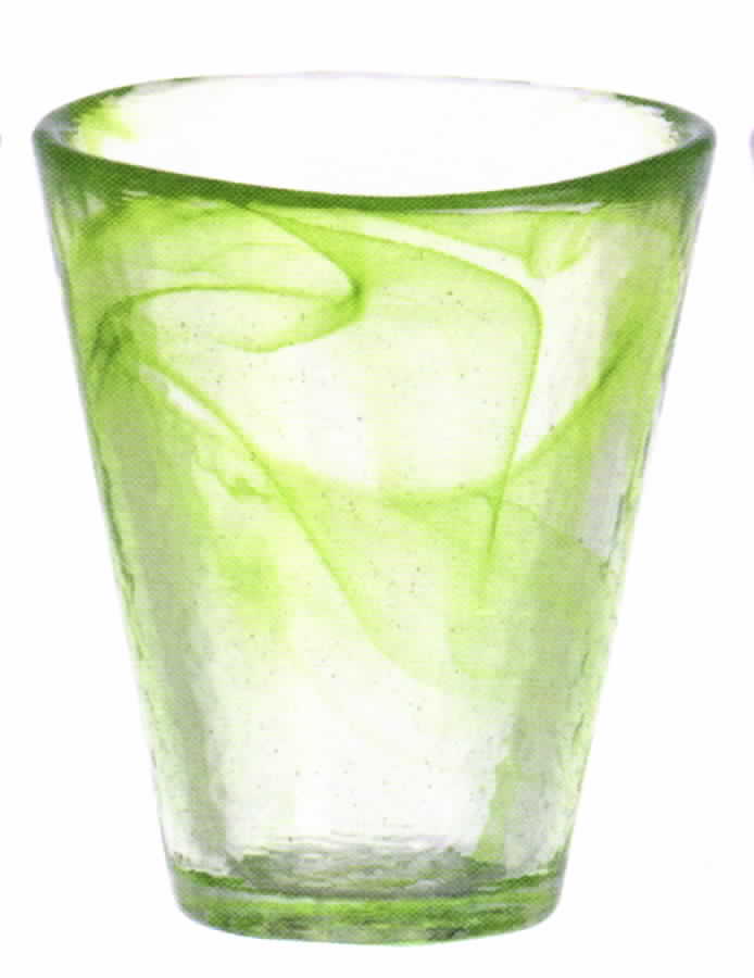 Mine Lime Flat Tumbler by Kosta-Boda-1