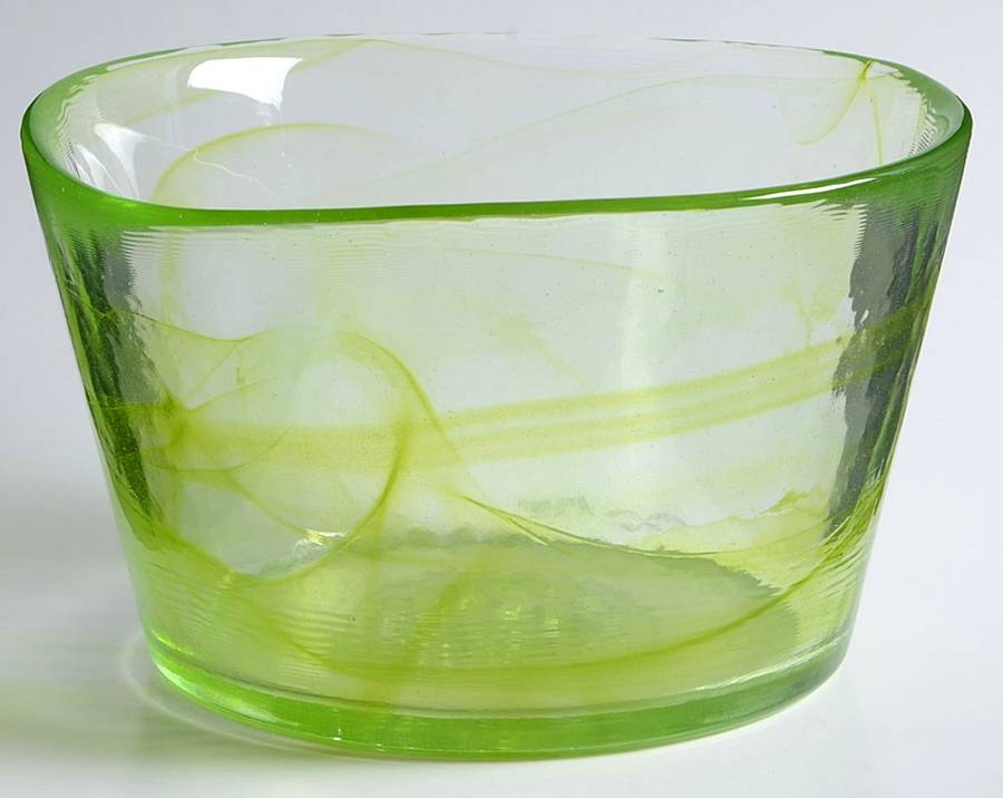 Mine Lime 6" Round Bowl by Kosta-Boda-1