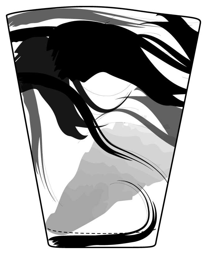 Mine Black 8 Oz Flat Tumbler by Kosta-Boda-1