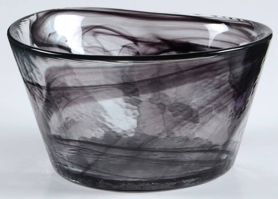 Mine Black 5" Round Bowl by Kosta-Boda-1