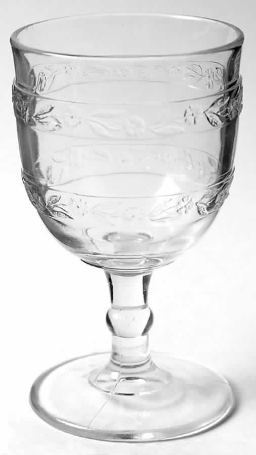 Double Band Foreget Me Not Water Goblet by Kokomo-1