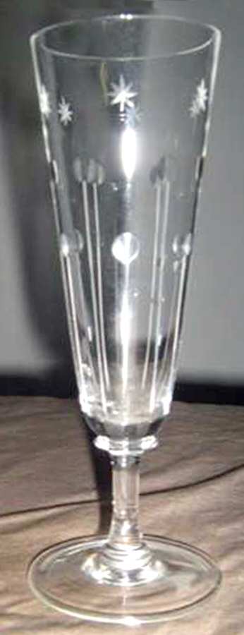 4300-1 Fluted Champagne by Kusak Cut Glass Works-1