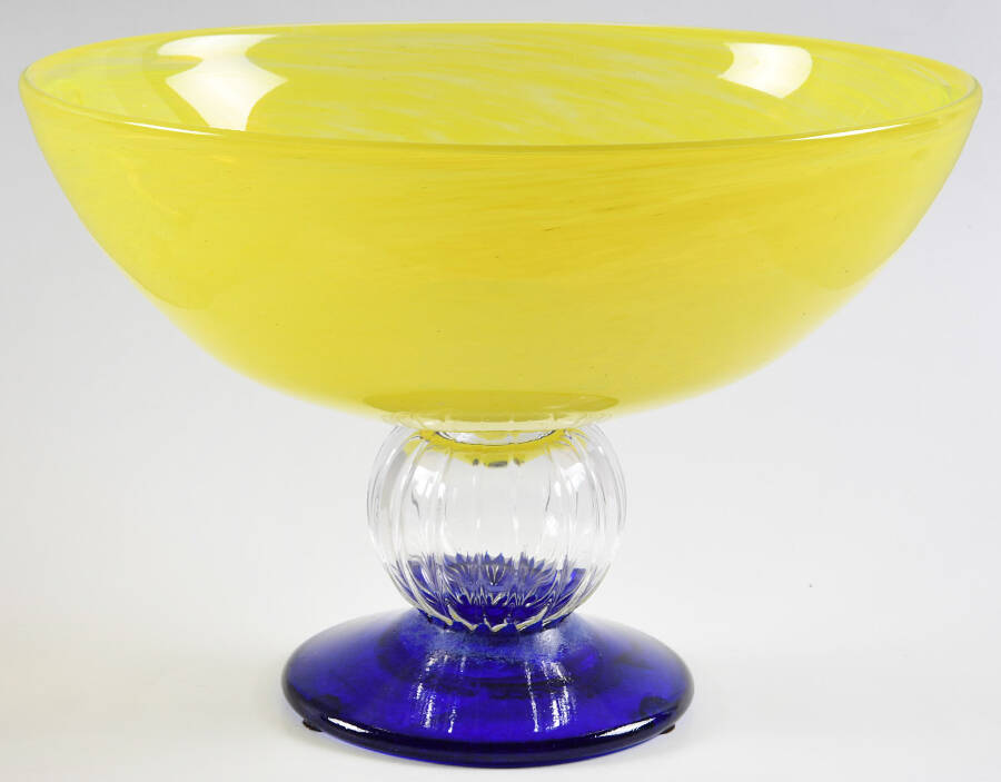 Frutteria Round Compote (Height X Width) by Kosta-Boda-1