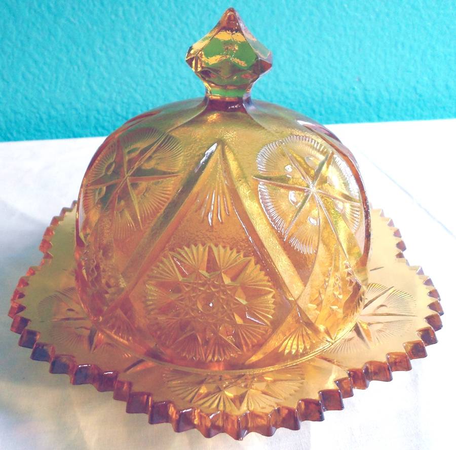 Yutec Amber Round Covered Butter by Kemple-1