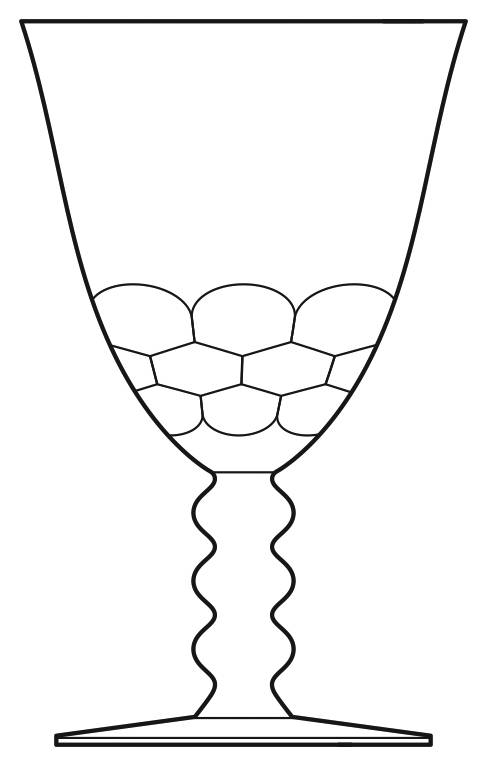 Reflection Water Goblet by Kusak Cut Glass Works-1