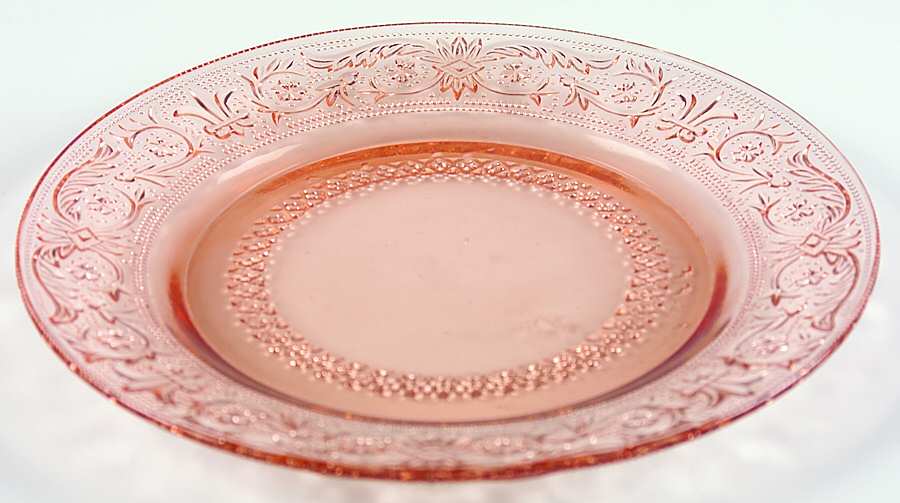 Trellis Pink Salad Plate by Kig (Indonesia)-1