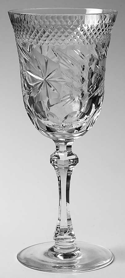 KNY1 Water Goblet by Knittel Crystal-1