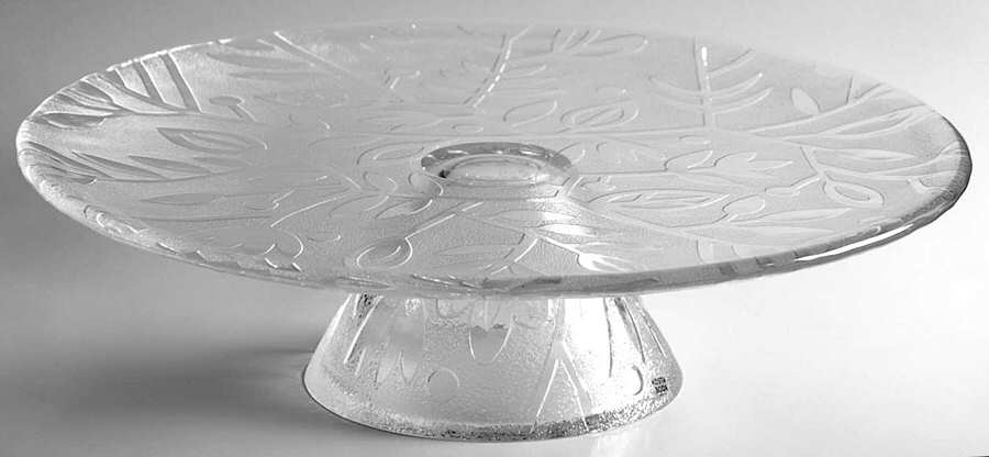 Anna 12" Diameter Cake Stand/Pedestal by Kosta-Boda-1