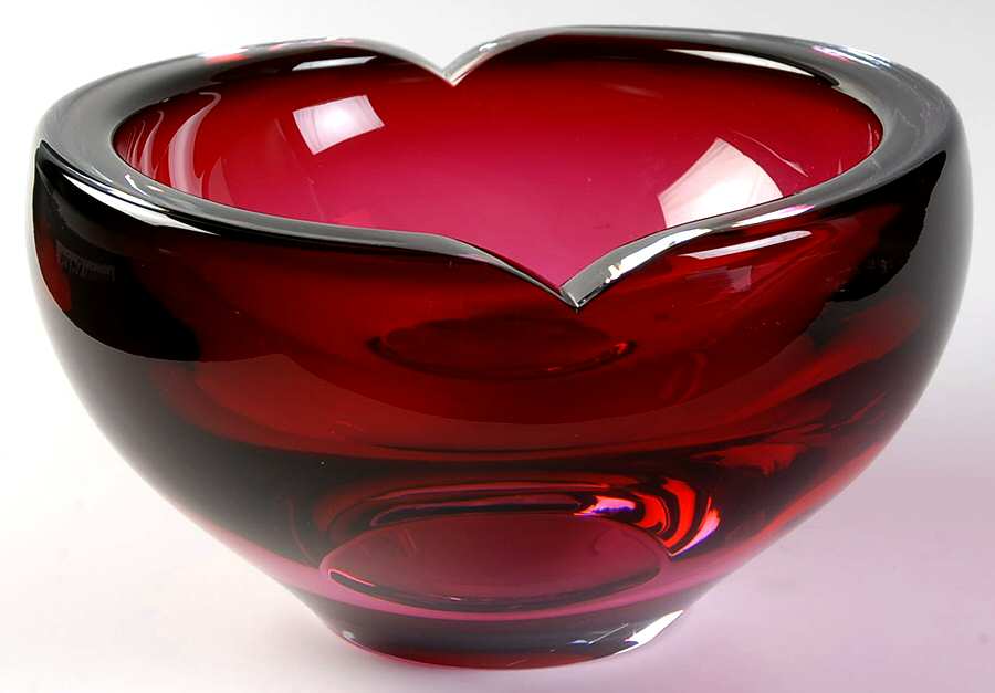 Amore 9" Round Bowl by Kosta-Boda-1