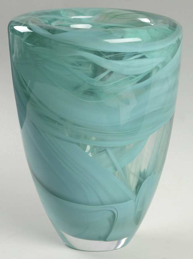 Atoll 8" Flower Vase by Kosta-Boda-1