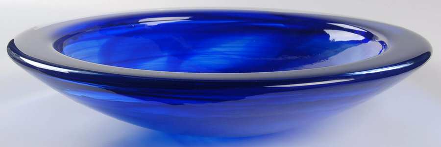 Atoll 12" Shallow Round Bowl by Kosta-Boda-1