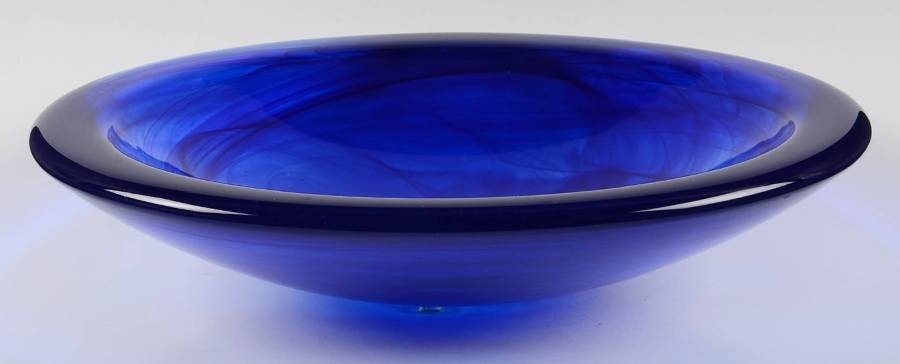 Atoll 11" Shallow Round Bowl by Kosta-Boda-1