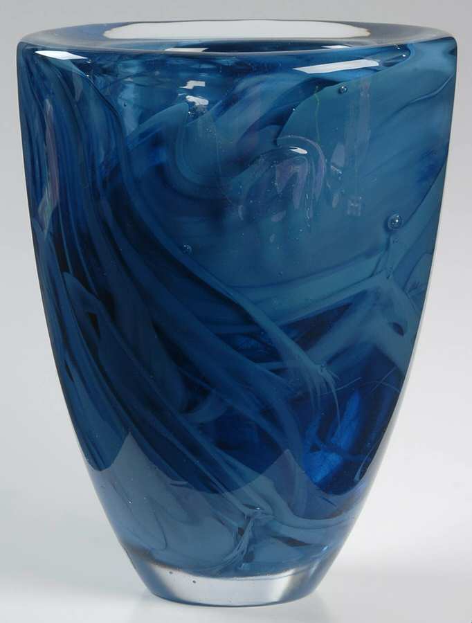 Atoll 8" Flower Vase by Kosta-Boda-1