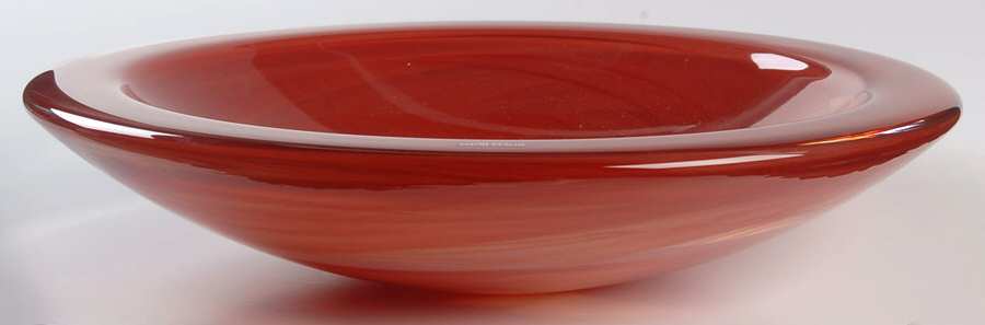 Atoll 12" Shallow Round Bowl by Kosta-Boda-1