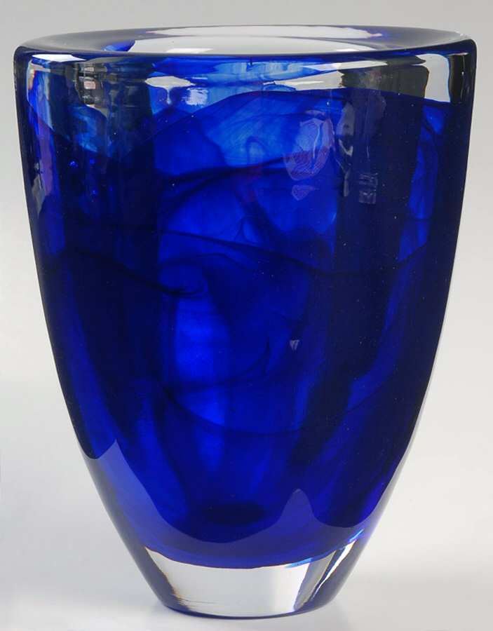Atoll 8" Flower Vase by Kosta-Boda-1