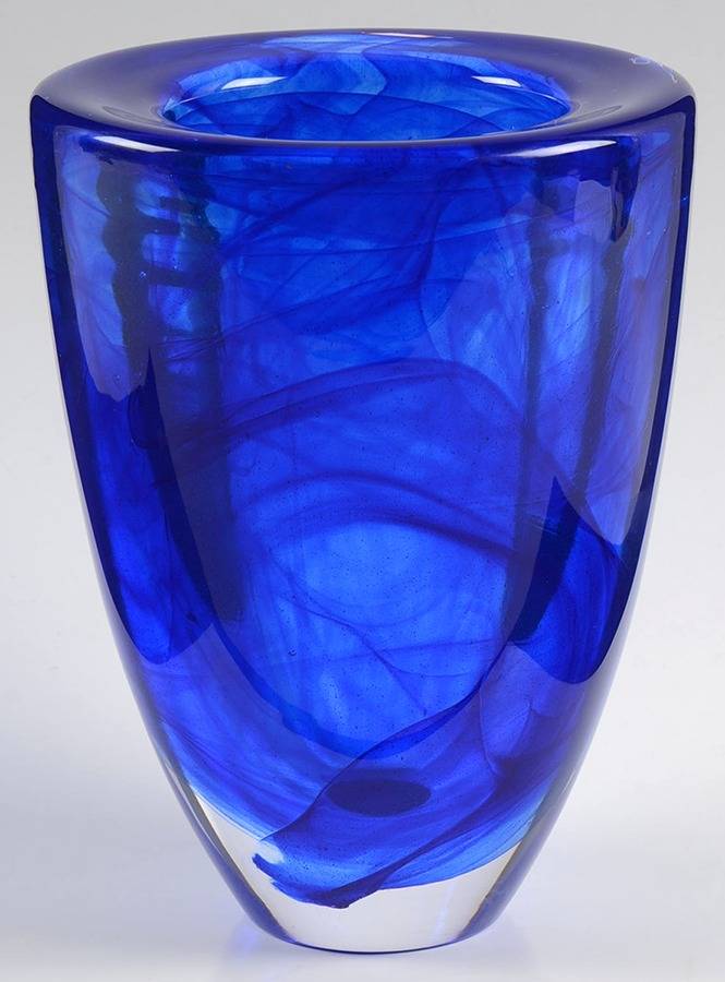 Atoll 7" Flower Vase by Kosta-Boda-1