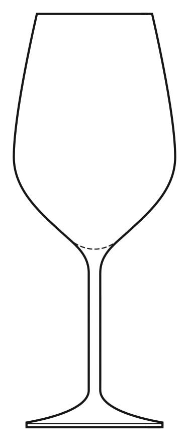 Passion Water Goblet by Krosno-1
