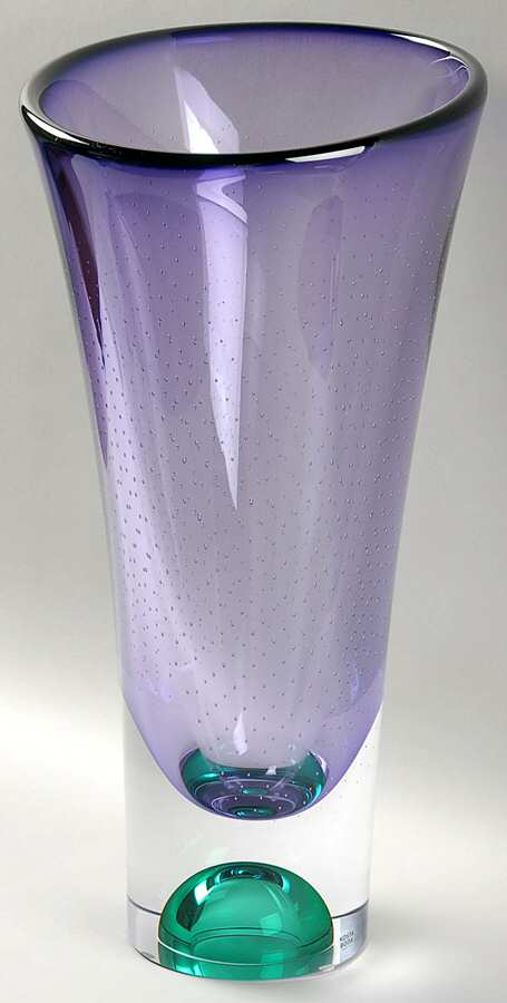 Zoom 12" Flower Vase by Kosta-Boda-1