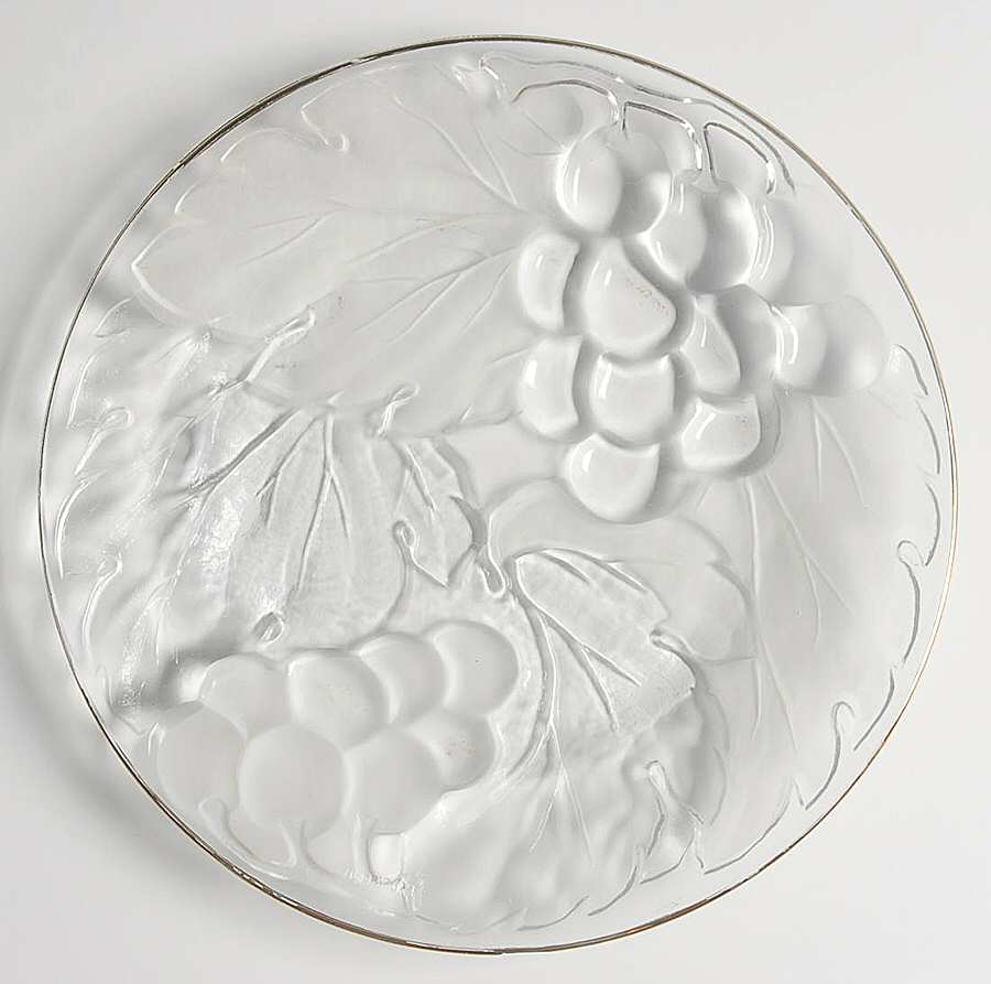Vintage (Gold Trim) 7" Salad Plate by Kig (Indonesia)-1