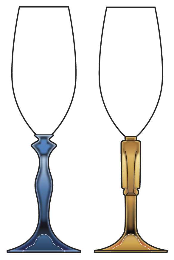 Two of Us Fluted Champagne by Kosta-Boda-1