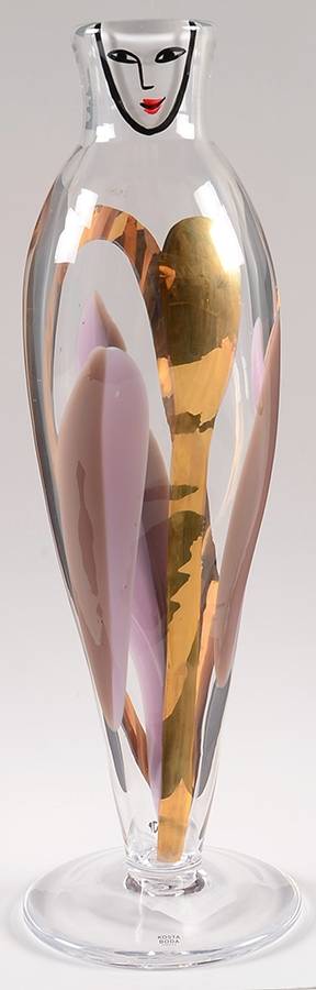 Charms 15" Flower Vase by Kosta-Boda-1