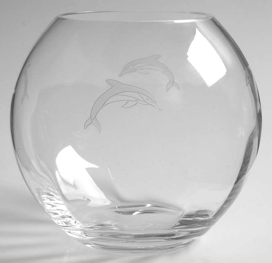 KUS12 5" Rose Bowl by Kusak Cut Glass Works-1