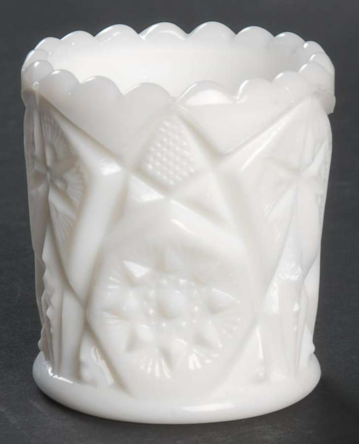 Yutec Milk Glass Toothpick Holder by Kemple-1