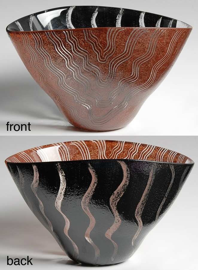 Tonga 9" Oval Bowl by Kosta-Boda-1