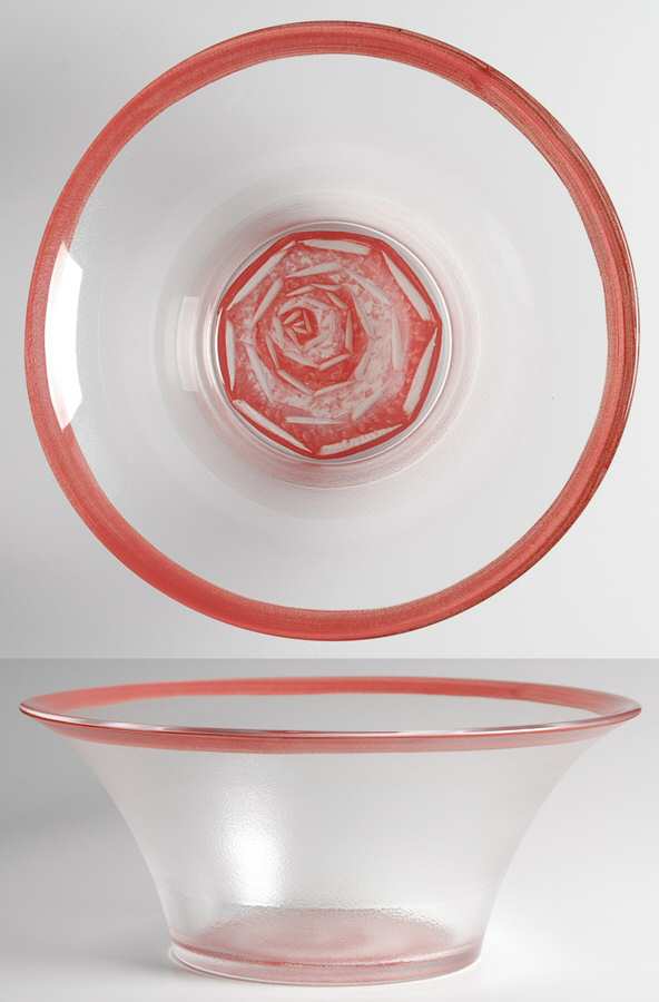 Blush 9" Round Bowl by Kosta-Boda-1