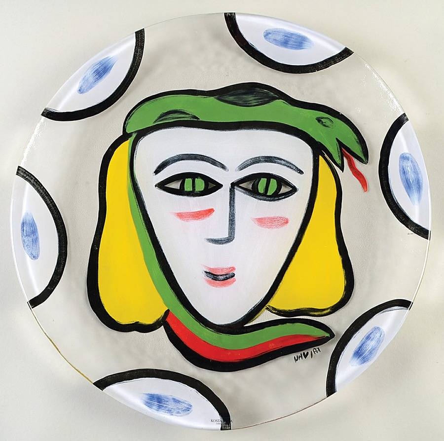 Julia 15" Round Platter by Kosta-Boda-1
